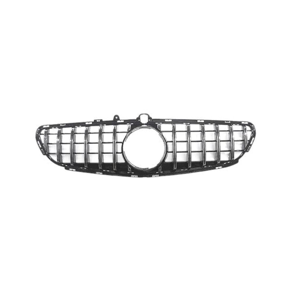 2015 2018 Mercedes Benz CLS63 AMG GTR Style Front Grille | W218 FaceLift Chrome Silver Front Grilles